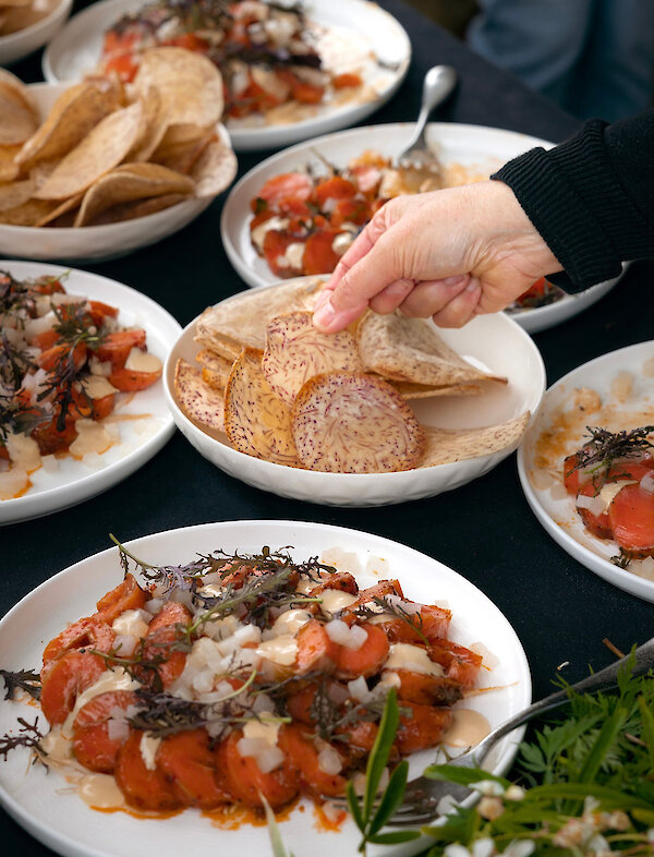 Assortment of food on a table