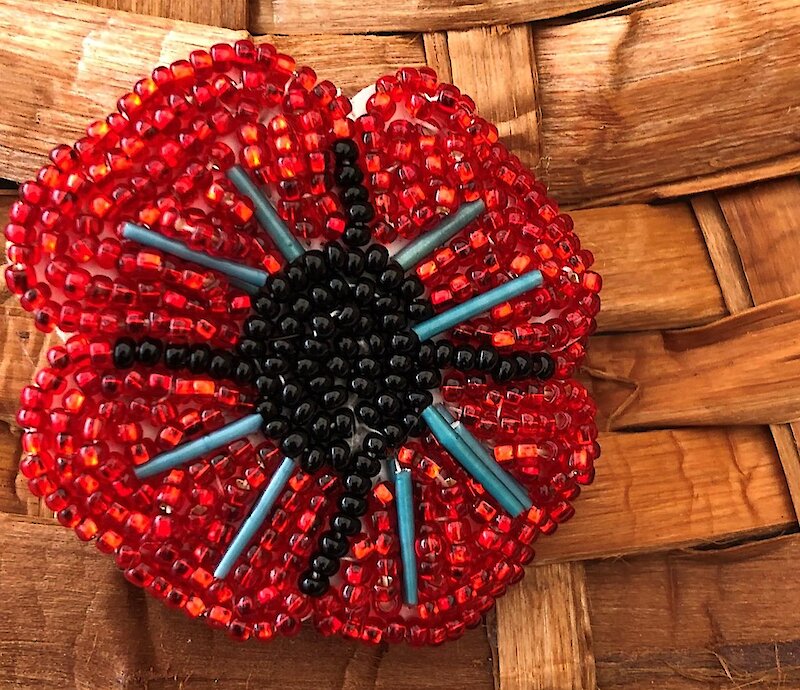 Beaded Poppies with Elizabeth George