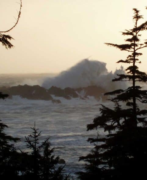 Storm watching from the inn