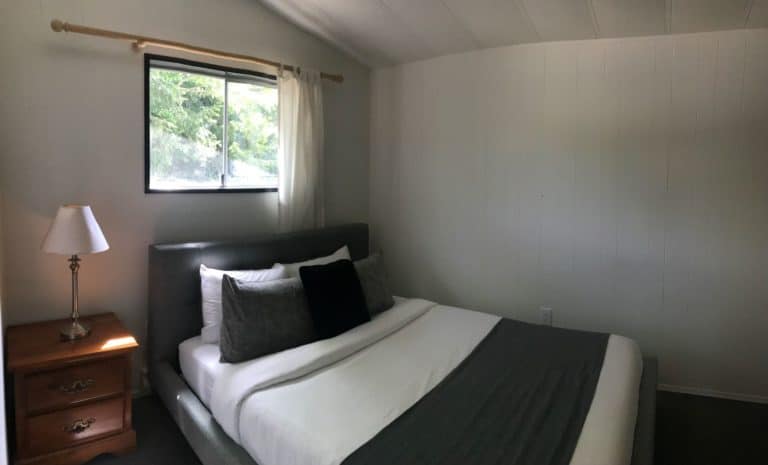 MacKenzie Beach Resort cabin bedroom
