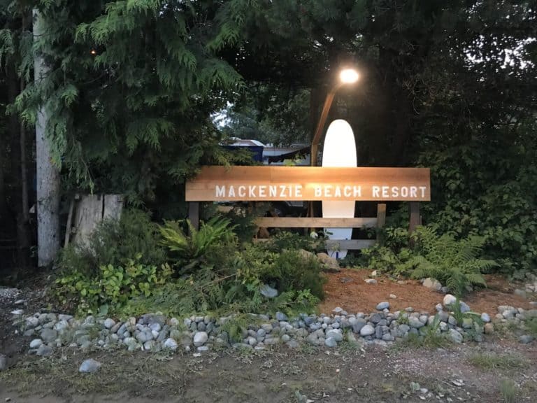 MacKenzie Beach Welcome Sign